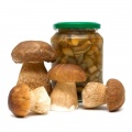 Canned mushrooms